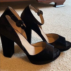 Nine West Mary Jane 3Y Open Toe Shoes size 9.5